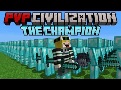 Minecraft but I become the MACE of PVP CIVILIZATION