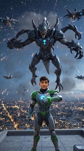 Raj’s Secret Watch ⌚ vs Alien King 👾 | Kid Saves Earth 🌍 | Must Watch! #shorts #cartoon#superhero