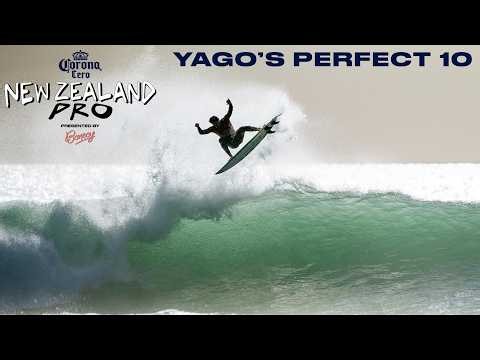 Perfect 10! Yago Dora's jaw-dropping perfection at Corona Cero New Zealand Pro