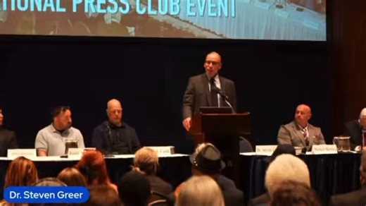 Dr. Steven Greer: “A shadow, secret government is actually running” the UFO program.“That is not a conspiracy theory.”“What you see coming out from the White House … is the tip of an iceberg.”“They have acquired physical material, and proof.”“And it’s a lot more than lights in the skies that they released today.”“Much more.”“Routinely, presidents, sec defs, and others will get the most superficial information on this.”“The top secret information is something they never can penetrate.”“Because it