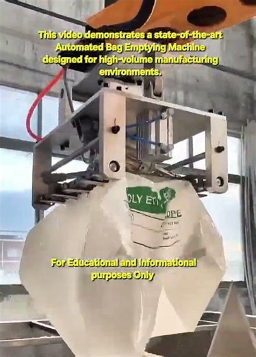Next-Gen Industrial Automation: High-Speed Robotic Bag Depalletizing & Emptying System