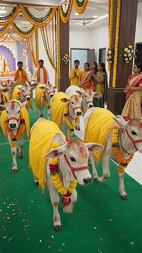Jay Gau Mata 🙏 Jay shree krishna 🙏 #jayshreekrishna #cow #youtubeshorts #funny #gaumta