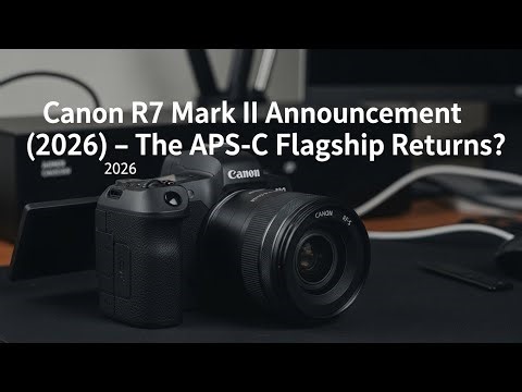 Canon R7 Mark II Announcement (2026) – The APS-C Flagship Returns?
