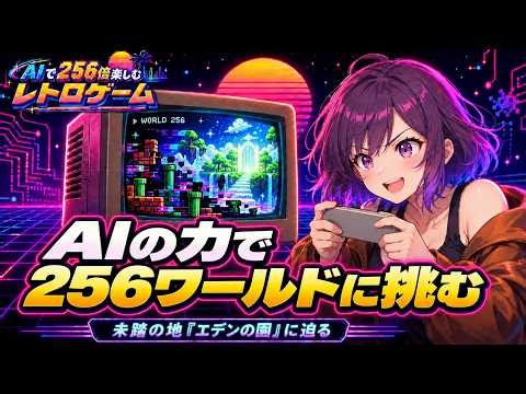 40年目の9-1から、65,536通りの裏面へ｜AIで256倍楽しむレトロゲーム「スーパーマリオ(FC)」前編