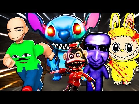 DAYCARE KIDS PLAY HUNTED, AO ONI, LILO + STITCH, LABUBU STORY, AND TRESPASSERS in Roblox!