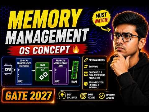 Memory Management 🔥 OS Concept | GATE 2027