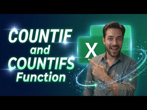 Easy to use COUNTIF and COUNTIFS Function | Microsoft Excel 2026