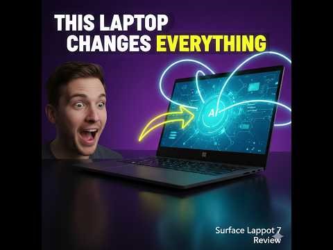 Microsoft Surface Laptop 7 Copilot+ AI Review | Snapdragon X Elite Power Touch Business Laptop