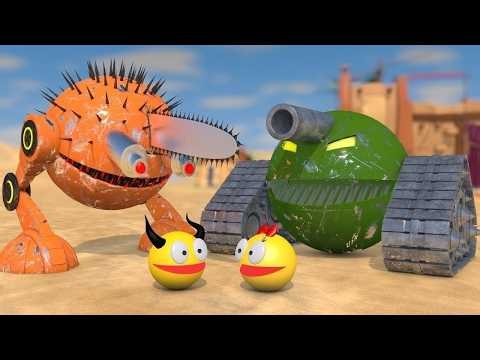 Sci-Fi Robot CGI Animation Compilation | Pacman Universe 3D Short Film Series