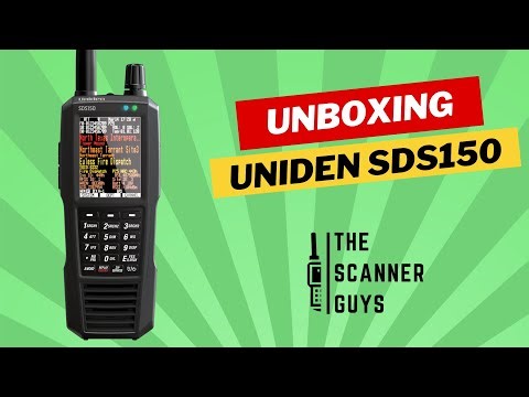 Unboxing Uniden Bearcat SDS150 Handheld Scanner | The Scanner Guys