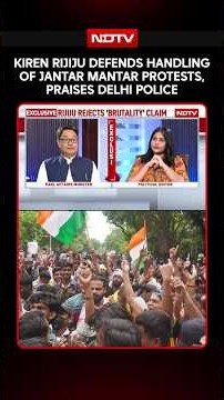 Kiren Rijiju Defends Handling Of Student Protests, Praises Delhi Police