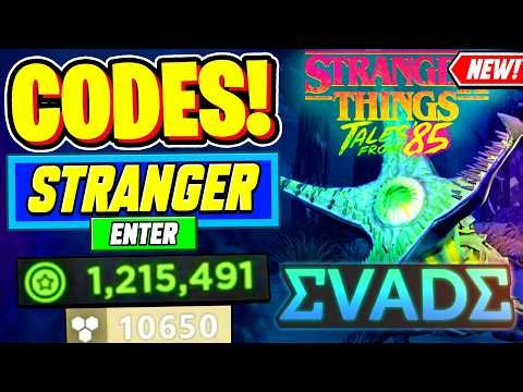 ⚠️New⚠️ ALL WORKING STRANGER THINGS UPDATE CODES For Evade 2026 - Roblox Evade Codes 2026