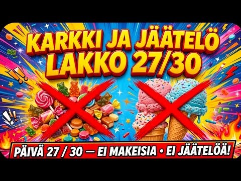 KARKKI JA JÄÄTELÖ LAKKO 27/30