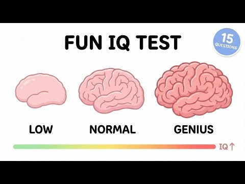 15 Fun IQ Test Questions 🧠 | Only Genius Can Score 15/15 | 