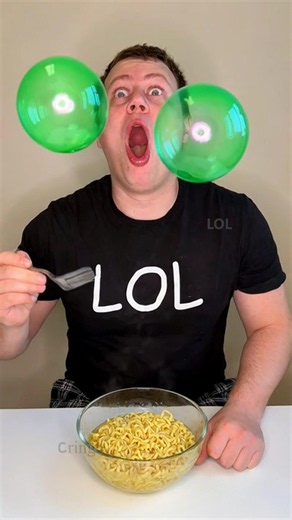 Weird Noodle Eating 😳🍜