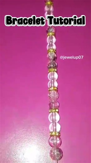 DIY Beaded Bracelet 💖 Quick Tutorial | JewelUp