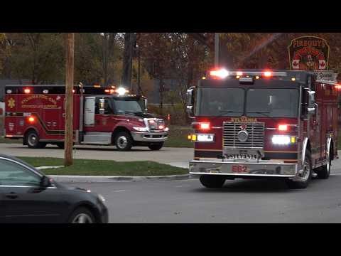Sylvania Township Fire, OH - Engine 62 & Medic 62 Responding.