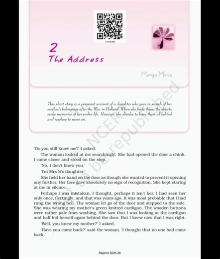 Class-11th English{Snapshot}..NCERT BOOK AND NOTES...Ch-2 The Address..#‪@Somya_Education‬ #shorts