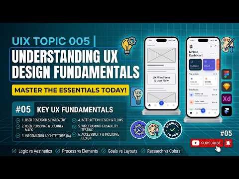 UIX Topic 005 | Introduction to UX Design | User Experience Design for Beginners