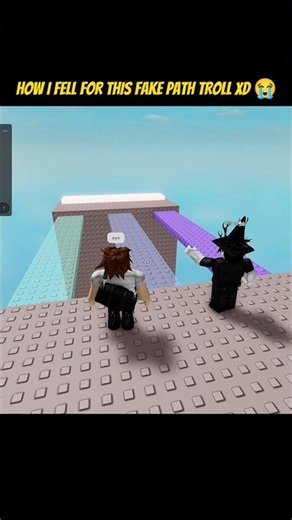 How I Fell For This Fake Path Troll In Troll Tower 😭 #roblox#fyp