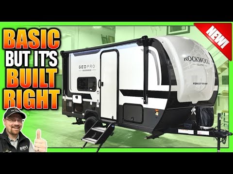 NEW MODEL & SERIES! Rockwood Geo Pro 13LE Basic-but-BUILT Bunkhouse Travel Trailer
