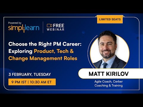 Project Management Roles For 2026 | Product, Tech & Change Management - What to Choose | Simplilearn