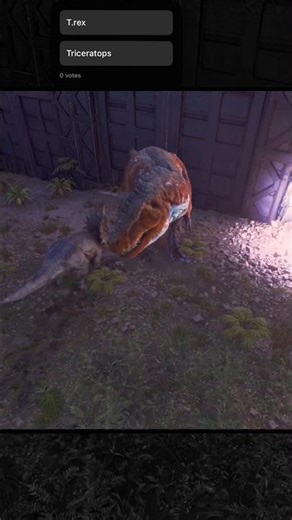 T.Rex Vs 2 Triceratops
