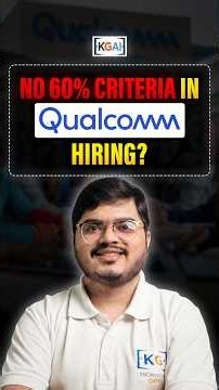 Qualcomm Hiring 2027 | Associate Engineer | Freshers Can Apply! 🔥