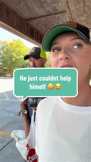 He Just Couldn't Help Himself - Funny Couple Moment