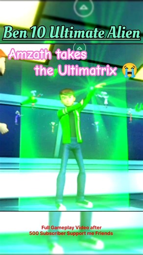 Amzath takes the Ultimatrix 😭 Ben 10 Ultimate Alien Cosmic Distraction gameplay #ben10game #gaming