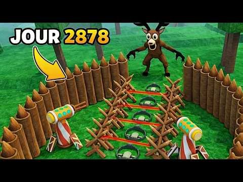 J’ai construit la BASE SÉCURISÉE à TOURELLES ULTIME dans 99 Nuits dans la Forêt !