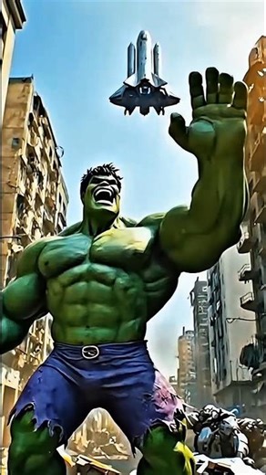 HULK vs ALIEN UFO ROBOT 😱 | Earth-Shaking Battle | Hulk vs Alien UFO Robot #shorts #hulk #uforobot