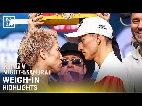 INOUE VS PICASSO! | WEIGH-IN HIGHLIGHTS ⚖️