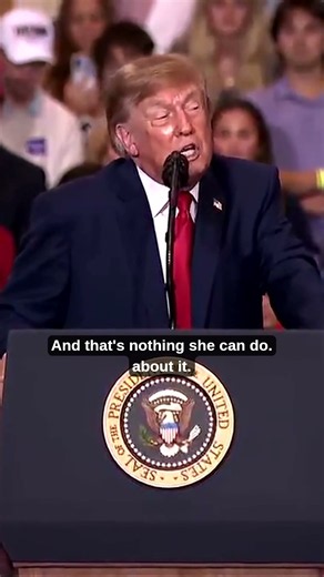 Pres. Trump speaks on Democratic nominee Annie Andrews during midterm rally