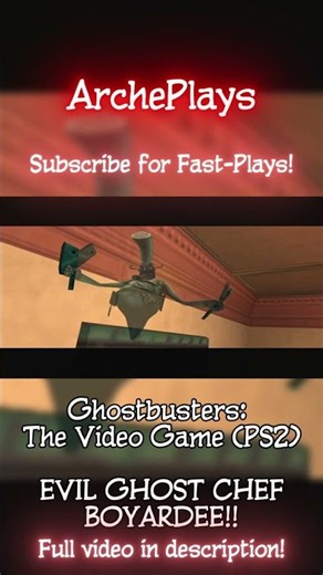 EVIL GHOST CHEF BOYARDEE!! 🥶👻🔪 | Ghostbusters: The Video Game (PS2) #fastpaced #fastplays