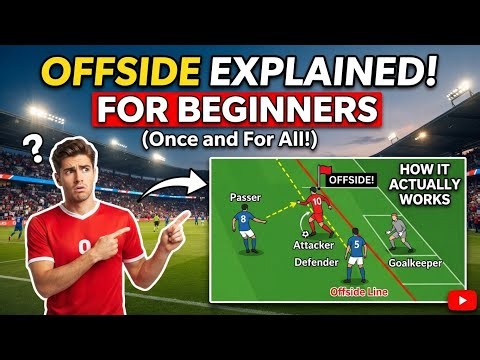 The Offside Rule Explained forBeginners (Once and For All) | How Offside ACTUALLY Works ⚽️🔥