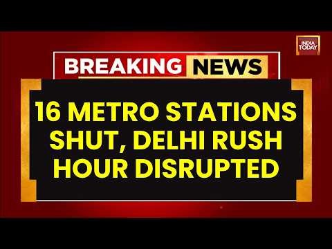 Delhi Metro Closures Hit Morning Commute Amid Jantar Mantar Security | Delhi News | India Today