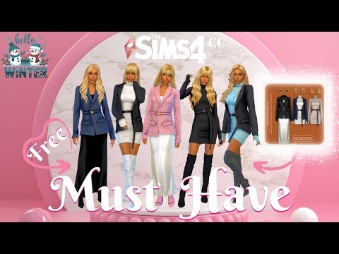 The Sims 4 CC Review ❄️ RIMINGS ❄️ NEW GIFT BOX 34 🎁 by RIMINGS ❄️ Winter by Pinki