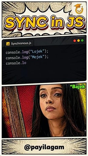 Sync vs Async in JavaScript Explained with Vadivelu Comedy | Pokiri Scene | Payilagam
