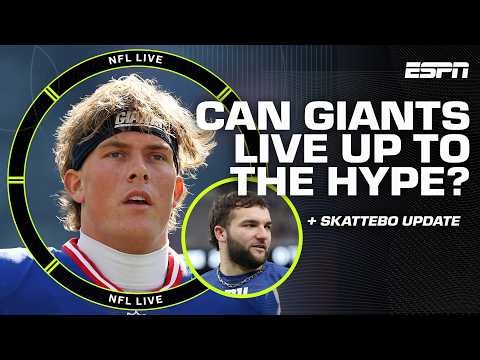 How high is the New York Giants' ceiling? Field Yates argues it depends on HEALTH 👀 | NFL Live