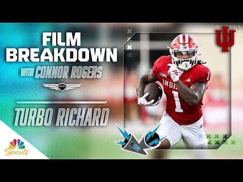 Indiana RB Turbo Richard creating explosive plays in many ways | Big Ten Film Breakdown | NBC Sports