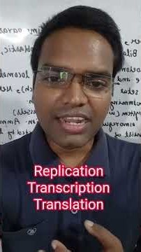 Replication ll Transcription ll Translation ll Short Video ll Neet Preparation ll Board Exam Student