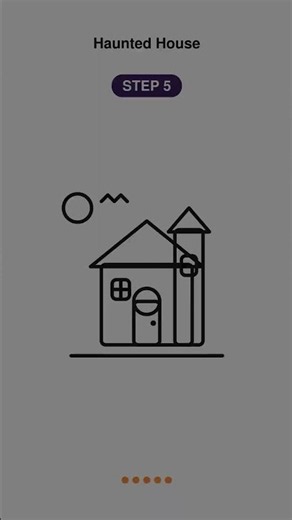 How to Draw a Haunted House in 5 Easy Steps! 🏚️
