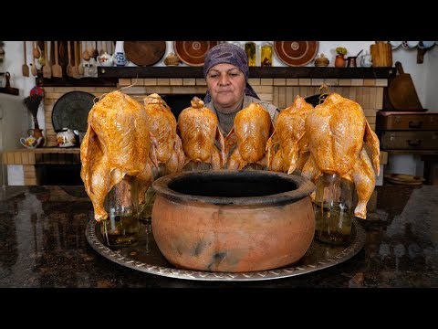 Whole Chickens on Glass Jars... 🚩