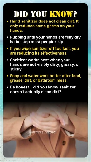 Hand Sanitizer Mistakes Almost Everyone Makes