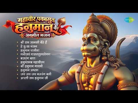 महावीर पवनसुत हनुमान के अनमोल भजन | Hanuman Chalisa | Hey Dukh Bhanjan | Hanuman Bhajan