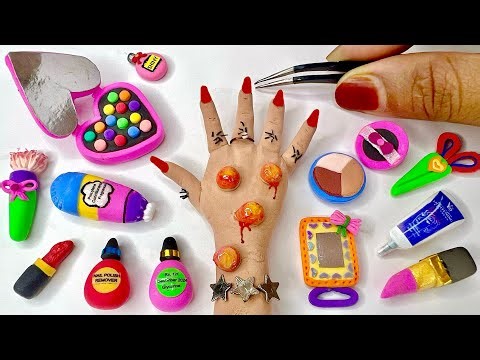 DIY How to Make Polymer Clay Miniature Doctor Set | DIY Easy Polymer Clay tutorial Mini Medical Kit