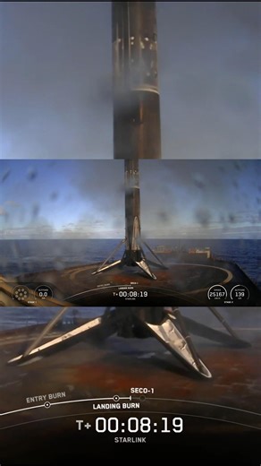 LANDING! SpaceX lands Falcon 9 booster B1088 for the 15th time | Starlink Group 17-16