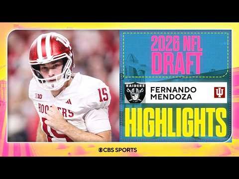 Fernando Mendoza Indiana Highlights | Drafted No. 1 overall to the Raiders