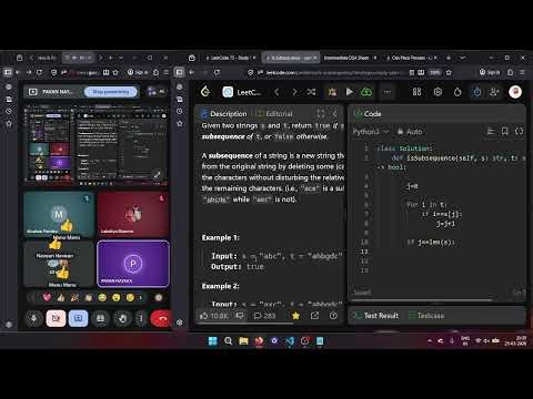 Leetcode 75 : 392. Is Subsequence